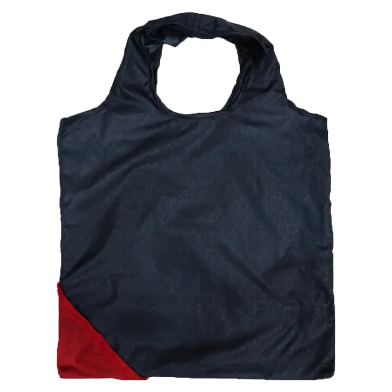 Umwelt freundliche wasserdichte rote Ecke Modedesign Nylon Wieder verwendbare Easy Pack Faltbare Einkaufstaschen Einkaufstasche