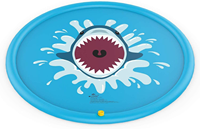 Jouet de piscine gonflable en forme de requin avec arroseur, adapté aux enfants, parc aquatique d'été en plein air, tapis de jeu