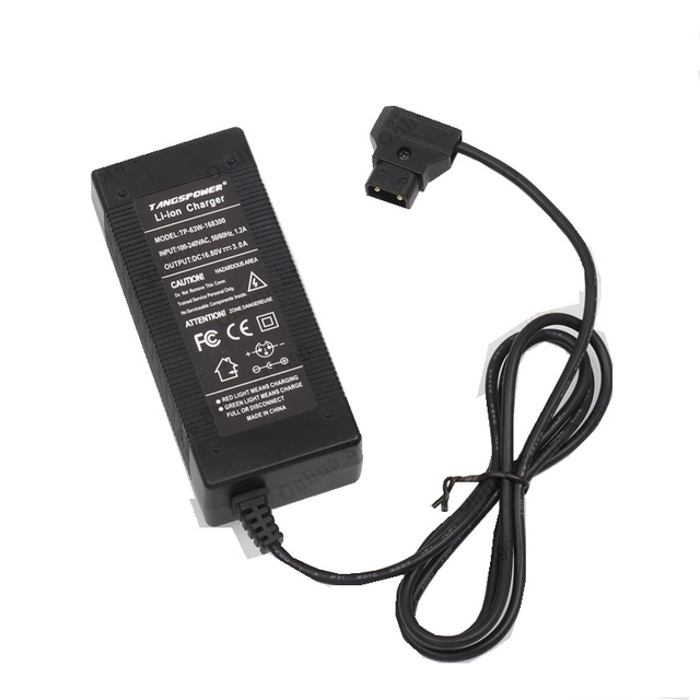 16.8V 3A D-Tap Battery Charger for Camcorder V Mount / V Lock Battery Pack Camera Battery Camcorder Power Adapter Dtap Plug
