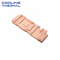 Plaque d'évaporation en cuivre et alliage d'aluminium brasée sous vide, personnalisée OEM&ODM, pour le refroidissement liquide des GPU