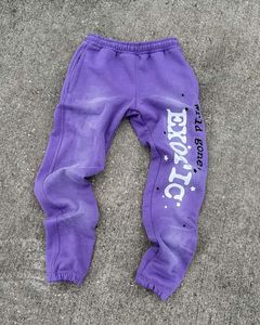 Biểu Tượng Tùy Chỉnh In Chạy Bộ Quần Người Đàn Ông Cotton Axit Rửa Heavyweight Đau Khổ Graffiti Màn Hình In Ấn Mồ hôi - Product Image 5