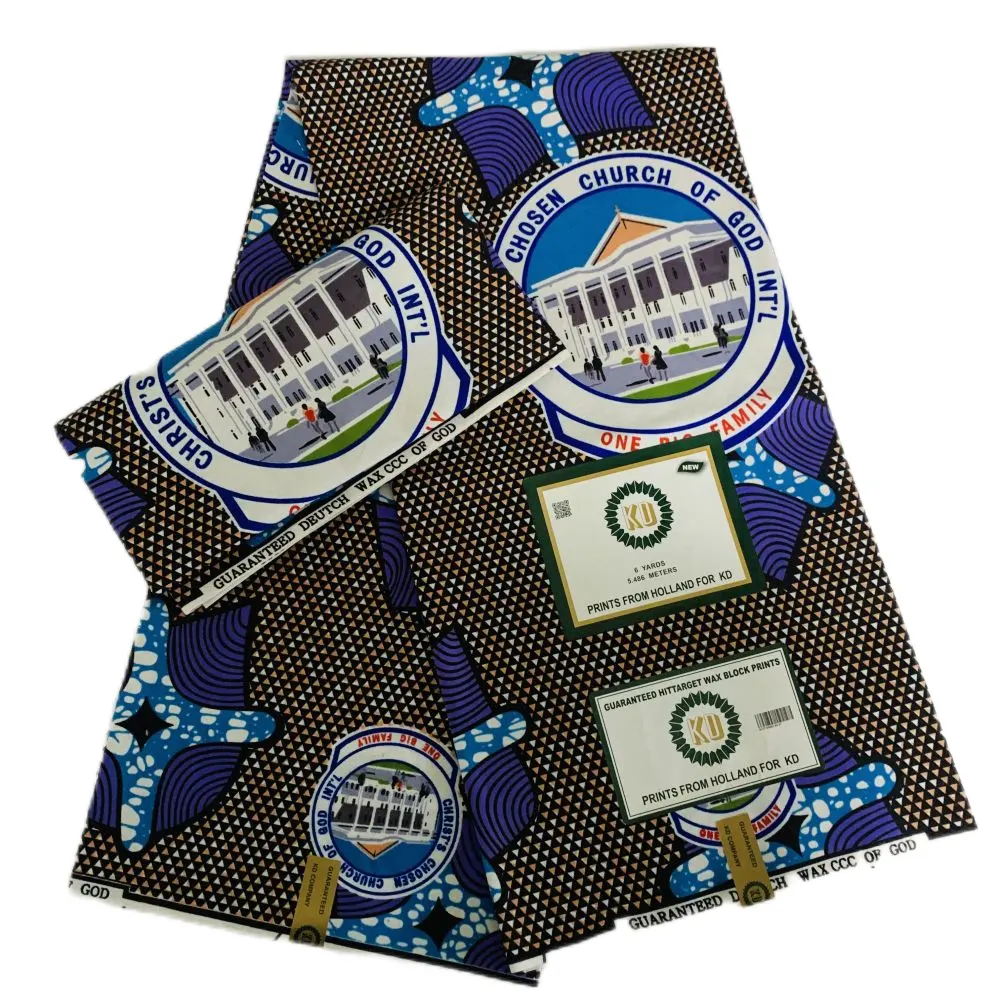 Divise scolastiche africane personalizzate disegnano 100% cotone o 100% poliestere tessuto stampato a cera per indumento