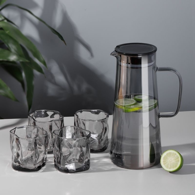 Gray-1 Pot+4 Cups