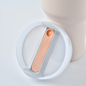 40oz Stainless Steel Vacuum Insulated Travel Tumbler with Handle Lid LED Temperature Display Leak-Proof Glitter Finish - Product Image 6