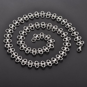 Collier ras du cou épais en acier inoxydable de 14 mm avec chaîne à maillons et nœud chinois pour hommes et femmes, style punk, hip-hop, rock, bijou en métal, cadeau - Product Image 6