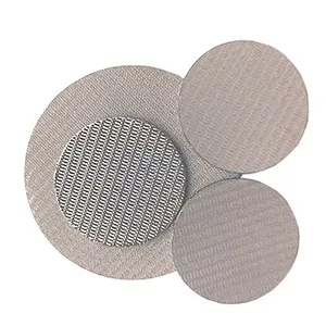 Wholesale Customized Sintered Stainless Filter Discs Meshes Five Layer Metal Sintered Mesh Filter