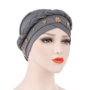 Berretto da donna in morbido pizzo interno islamico sotto cappelli Hijab musulmani - Product Image 4