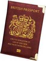 Porte-passeport élégant et fonctionnel avec blocage RFID, doublure en satin, fermeture à boucle, design compact pour des voyages faciles
