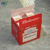 Caisse en polypropylène alvéolaire imprimée sur mesure pour l'emballage de bière, boîte en Corflute écologique réutilisable pour le transport de bière et de vin à l'exportation