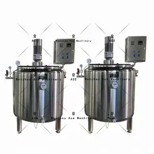 Ace Custom 500L Commercial Wax Fat Melter With Water Jacket Soap Melter Beeswax Melting Tank Chocolate Machine