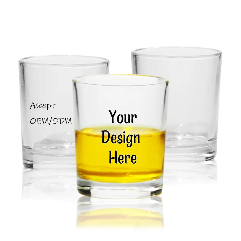 3oz 90ml Custom Shot Glasses 2oz nightclub shot glasses sake cup set shot glasses wholesale transparent glass tea