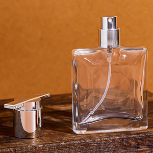 30ml xách tay thông minh du lịch chai nước hoa thủy tinh với bơm phun kích thước nhỏ phẳng dễ thương phun thủy tinh cho nước hoa của phụ nữ - Product Image 3