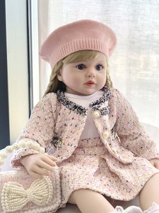 Reborn Baby Pink Princess Hat se puede cambiar niña sosteniendo dormir suave princesa niña regalo <span class=keywords><strong>de</strong></span> cumpleaños - Product Image 2