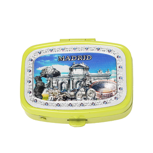 Caja <span class=keywords><strong>de</strong></span> medicina cuadrada exquisita <span class=keywords><strong>de</strong></span> alta calidad OEM, organizador <span class=keywords><strong>de</strong></span> pastillas cuadrado Chapado en Metal <span class=keywords><strong>de</strong></span> <span class=keywords><strong>Madrid</strong></span>, Pastillero con espejo <span class=keywords><strong>de</strong></span> bolsillo Praha - Product Image 3