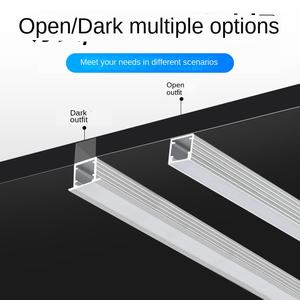 Tira de iluminación LED para interiores y exteriores con perfil de disipador de calor de aluminio empotrado Temper T5 para aplicaciones industriales - Product Image 5