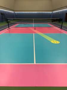 Revêtement <span class=keywords><strong>de</strong></span> sol en PVC pour terrains <span class=keywords><strong>de</strong></span> pickleball, <span class=keywords><strong>tennis</strong></span> <span class=keywords><strong>de</strong></span> <span class=keywords><strong>table</strong></span>/volley-ball/badminton, personnalisable, absorption des chocs, respectueux <span class=keywords><strong>de</strong></span> l'environnement - Product Image 6