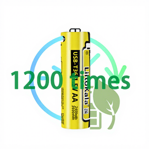 1.5V 3600mAh <strong>AA</strong> <strong>Rechargeable</strong> Lithium <strong>Battery</strong> with USB-T36AA Charging Port for Consumer Electronics Operating Temp -40 to 60 - Product Image 4