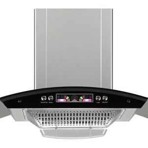 <span class=keywords><strong>Hotte</strong></span> de cuisine domestique à commande par bouton, design incurvé - Product Image 2