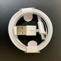 Caja de Papel Simple para Empaque al por Mayor, Cable de Datos USB a USB-C de Cobre Puro de 1M para Carga Rápida de Teléfonos Móviles, Auriculares y Baterías Externas
