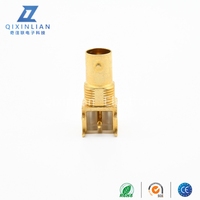 Connecteur plaqué or en alliage de zinc à prise femelle vidéo BNC haute définition SDI