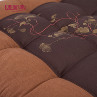 Matelas sur mesure de luxe LOONGFUNG, brodé à la main, avec dessus en laine moelleuse, coton Q-Bounce, mousse à mémoire de forme et ressorts ensachés