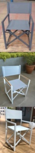 Chaise pliante d'extérieur moderne de style Hong Kong, imperméable, résistante au soleil, empilable pour un rangement facile, salon, jardin, camping - Product Image 2