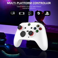 Manette de jeu sans fil BT de haute qualité pour Switch PC P3 Android IOS avec touches de remapping arrière