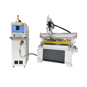 1325 Cnc Router Wood Lathe Working Carving Machine With Auto Tool Changer For Outdoor Furniture