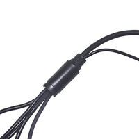 Connecteur de câble étanche pour bande LED personnalisée M8 2-7 broches IP67 Mâle Femelle 250V 3A Vélo électrique Extérieur Rond OEM
