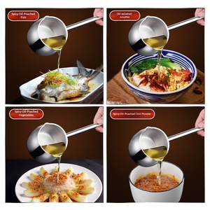 Olla Calentadora de Mantequilla de Acero Inoxidable 316 con Mango Largo, Resistente al Calor, Mini Cacerola <span class=keywords><strong>para</strong></span> Verter Aceite, Cuchara <span class=keywords><strong>para</strong></span> Salsas - Product Image 4