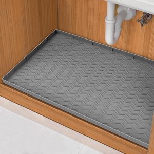 <b>Waterproof</b> 34" X 22" Under Sink Mat for Kitchen <b>Silicone</b> Under Sink Liner, Kitchen Bathroom Cabinet Mat - Product Image 6