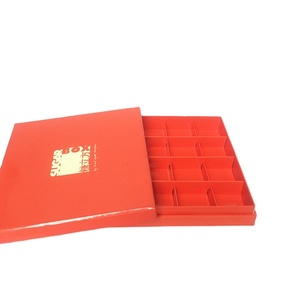 Divisore di carta personalizzato design personalizzato all'ingrosso fatto a mano arte colorata scatole regalo di cioccolato oro fatto in casa - Product Image 2