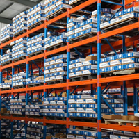 Sistema de Estanterías de Almacén de Alta Resistencia en Acero 5D, Estantería Selectiva para Paletas, Resistente, Modular, Ajustable, Almacenamiento Industrial