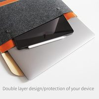 Bon marché, achat en vrac, mode tablettes portables en feutre, stockage de protection pour ordinateur, sac de chargement, coques, mallette pour ordinateur portable
