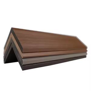 SHENGCHENG Waterproof Wpc Accessories Covering Edge Cover Decking Skirting External Corner Trim - Product Image 1