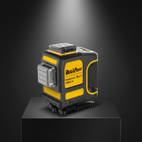 Niveau laser industriel DEGLASERS, type capteur, 12 lignes, faisceau vert 520 nm, haute précision, auto-nivelant, batterie Li-Ion