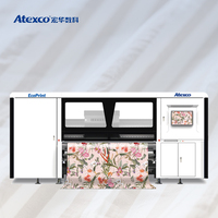 Système d'impression textile à pigments Ecoprint Atexco, équipement d'impression automatique rouleau à rouleau avec circulation d'encre blanche