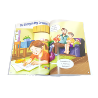 Cómic personalizado-Libro de cuentos colorido de tapa blanda con diseño personalizado