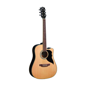 EKO GUITARS - RANGER CW EQ NATURAL, HQ Electrified Dreadnought Cutaway Guitar, EKO SE30 System, Spruce Top, Linden Back/Sides - Product Image 1