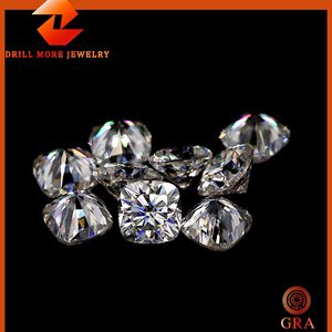 Moissanite Loose Diamonds Cushion Cut D Color GRA Certified For Jewelry Making - Product Image 3
