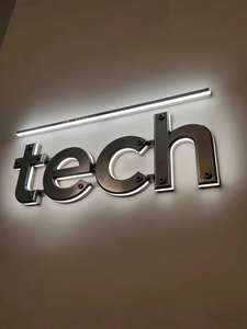 Letreros Retroiluminados de Alta Luminosidad Personalizados, Letreros de Acero Inoxidable para Negocios y Tiendas, Letreros 3D con Letras LED, Logotipo LED para Interiores, Letrero LED para Fachada de Tienda - Product Image 2