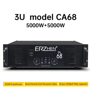 ERZHEN طقم مضخم معدل النجاح مفتاح دائرة فئة 2-قناة 5000 واط مضخم صوتي قوة ماركة متخصصة