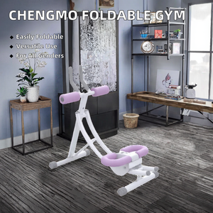 Équipement de gymnastique à domicile en acier pliable AB Cruncher Machine à rouler le ventre Abcoaster rotatif pour l'entraînement abdominal - Product Image 2