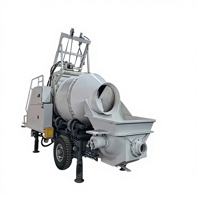 Integrated Mobile Fully Automatic High Load Moment Concrete Cement Mortar Towable Transport Pump with 4-Year Warranty