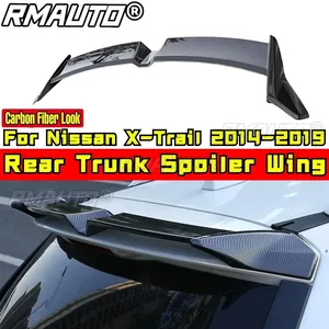For Nissan X-Trail 2014-2019 Body Kit <b>Rear</b> Roof Wing Carbon Fiber Look Sport Style <b>Rear</b> Roof <b>Spoiler</b> Car Accessories - Product Image 1