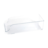 Boîte de rangement de boissons moderne en plastique PET pour bureau, 1 niveau, tiroir incliné pour organiseur de canettes de soda, distributeur durable et éco-responsable