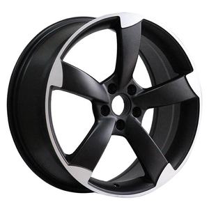 Jantes en alliage 18 19 pouces 5x112 noires usinées compatibles <span class=keywords><strong>Audi</strong></span> A3 <span class=keywords><strong>S3</strong></span> A4 S4 A5 S5 A6 - Product Image 1