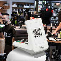 CL-45 Affichage dynamique du code QR Terminal de paiement Double écran + connectivité WiFi NFC pour les commerçants