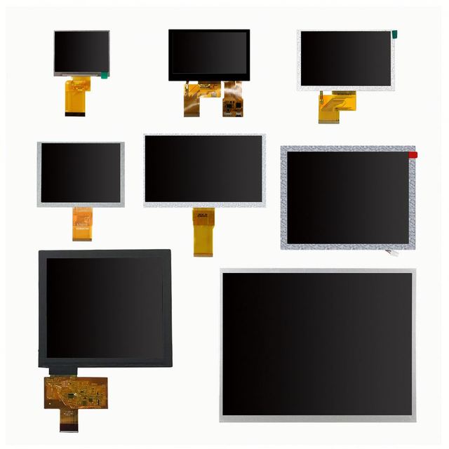 Custom 3.5/4.3/5/7/8/8.4/8.8/10.1/11.6/15.6 Inch Rgb Spi Mipi Edp Lvds Interface Touch Screen Ips Panel Tft Lcd Display Module