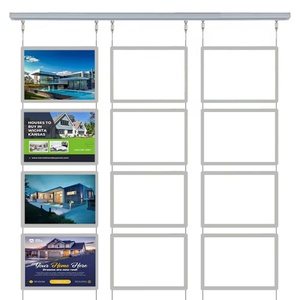 Caja de Luz de Cristal Rectangular A3 Personalizada con Iluminación LED para Exhibición de Pósteres de Cine y Publicidad - Product Image 1
